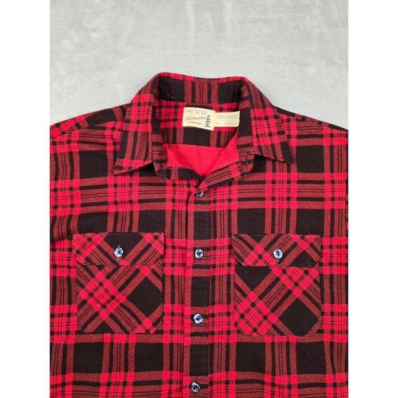 Sears Fieldmaster Other - Vintage Sears Fieldmaster Flannel Shirt Mens XL Tall Buffalo Plaid Perma-Prest